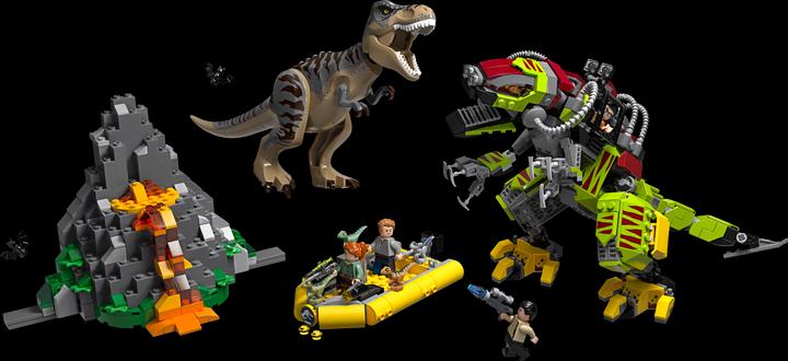 Actual product image LEGO T-Rex vs. Dino-Mech (75938, LEGO Jurassic World)