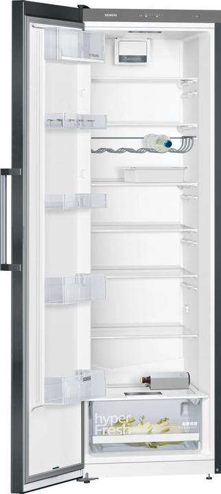 Immagine prodotto Siemens iQ300, frigorifero a libera installazione, 186 x 60 cm, Acciaio inox nero, KS36VGXDP (346 l)