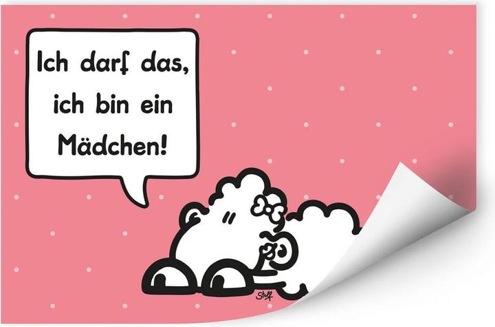 Image du produit Sheepworld Héros des mots fille (80 x 50 cm, 100 x 70 cm, 60 x 40 cm, 120 x 80 cm, 30 x 20 cm, 45 x 30 cm, 150 x 100 cm)