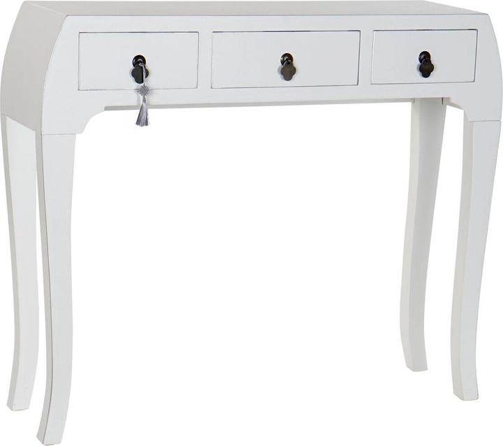 Image du produit DKD Home Decor Console White Silver Fir MDF Wood (96 x 26 x 80 cm)