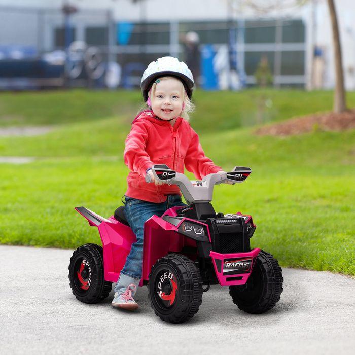 Immagine prodotto Swisshandel24 Quad elettrico per bambini, quad elettrico, funzione avanti e indietro, 6V, 1,5-3 anni, 2,5 km/h (6 V)