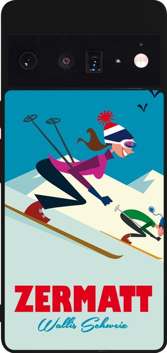 Immagine prodotto PhoneLook Coque Silicone rigide noir Zermatt Ski Downhill (Google Pixel 6 Pro)