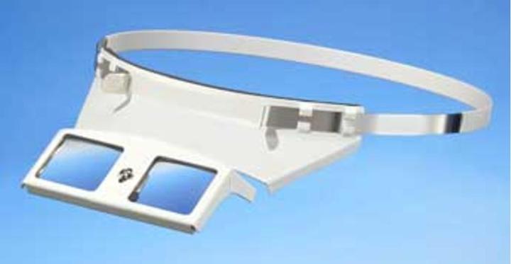 Actual product image Schmerler Binocular headband magnifier 5350, with lens frame 2.5 x