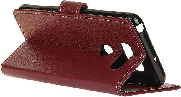 Actual product image MU Classic Litchi Leather Bookcover II Series (LG V50 ThinQ)