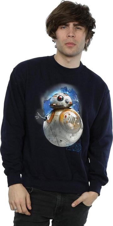 Actual product image Star Wars Mens The Last Jedi BB-8 Brushed Sweatshirt (XL)