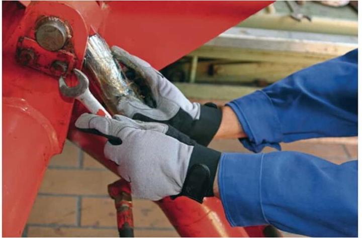 Actual product image Honeywell Synthetic leather gloves RewoMech 640 (9)