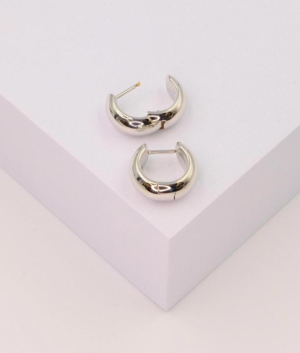 Image du produit Muau Créoles (Or blanc 750/18K)