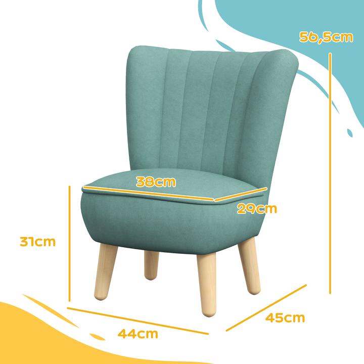 Produktbild Aiyaplay Kinder Sofa Holz, Kunststoff Blau (Kindersessel)