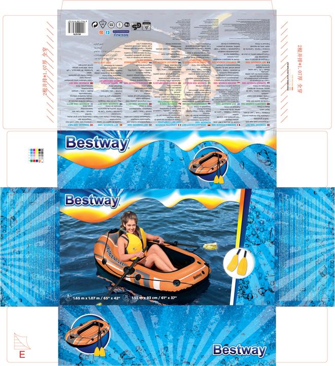 Produktbild Bestway Hydro Force Floss & Flossboot Set (155 cm, 1 Pers.)