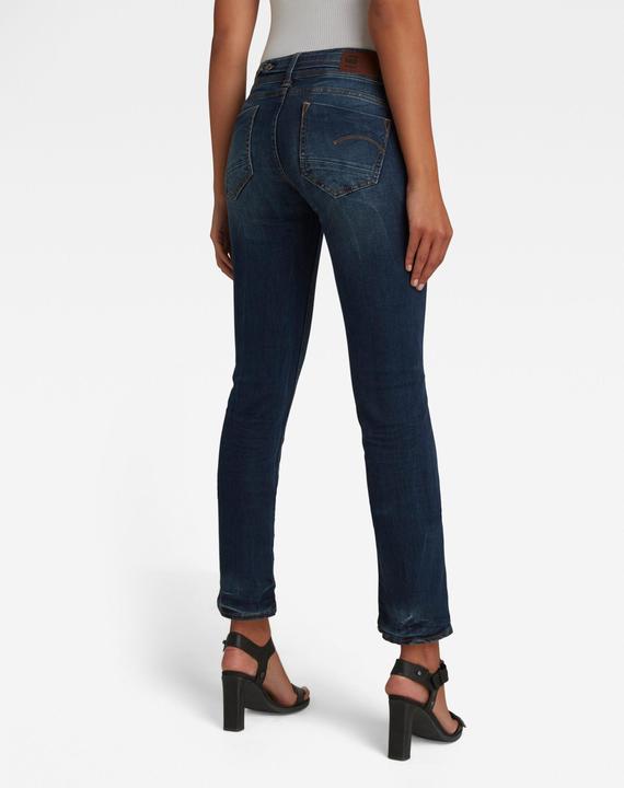 Immagine prodotto G-Star Midge Saddle Mid Straight Jeans Neutro dk aged (W31/L32)