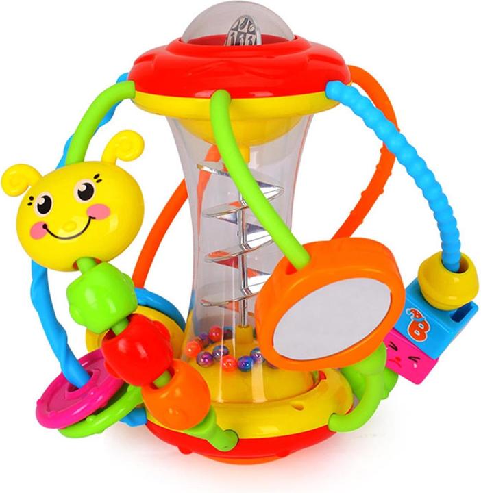 Actual product image Activity Board Baby Toy 6 Months Rattle Baby Motoric Ball Grasp Ball, Grasp, Shake & Crawl