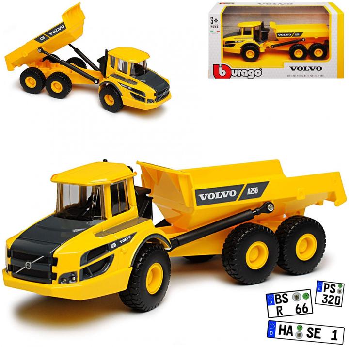 Produktbild Bburago Metallmodell Volvo A25G Baumaschine