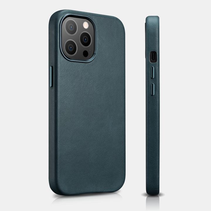 Image du produit iCarer Etui en cuir huilé recouvert de cuir véritable pour iPhone 13 Pro Brown (Compatible avec MagS (Apple iPhone 13 Pro)