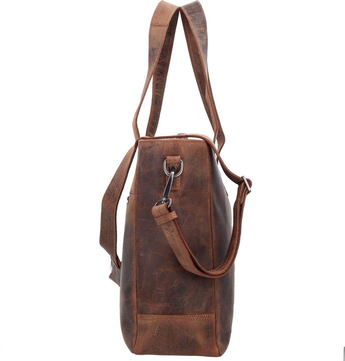 Actual product image Plevier Hopper shop 15.6 inch bruin. (13 l)