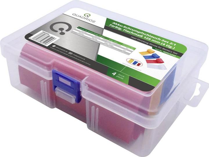 Produktbild Quadrios AkkuSchrumpfschlauchSet 21 Flachmass (4 x)