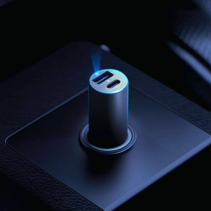 Actual product image 3MK Hyper Car Charger 100W / DC12-24 / USB-C+USB-A