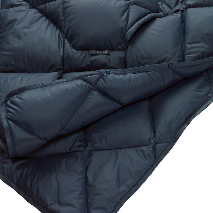 Image du produit Therm-a-Rest Honcho Poncho Down Outerspace Blue (Taille unique)