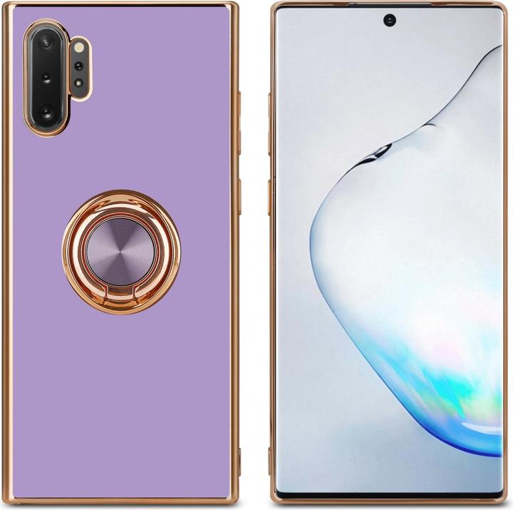 Immagine prodotto Cadorabo Custodia per Samsung Galaxy NOTE 10 PLUS in TPU con protezione per la fotocamera e anello Stile (Samsung Galaxy Note 10 Plus)