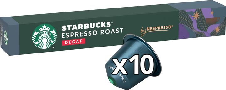 Immagine prodotto Starbucks Capsule di caffè Decaf Espresso Roast 12 x 10 pezzi (120 x Porta.)