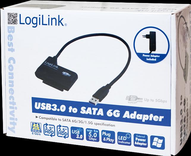 Produktbild LogiLink Au0013 (0.20 m, USB 3.0, 4.50 W)