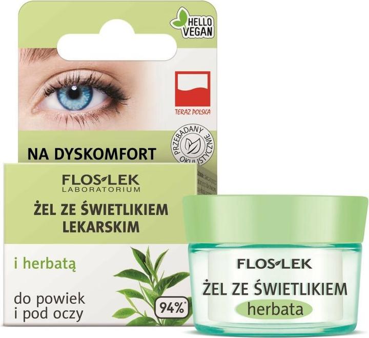 Image du produit Floslek Soins des yeux (Gel, Jour + nuit)
