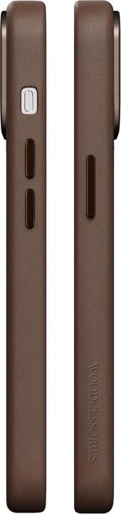 Actual product image Woodcessories Bio Leather Case (Apple iPhone 15)