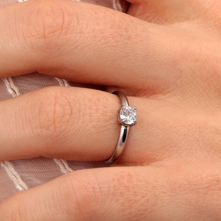 Actual product image Morellato LOVE RINGS AN. STONE size 0 (54, 925 Silver)