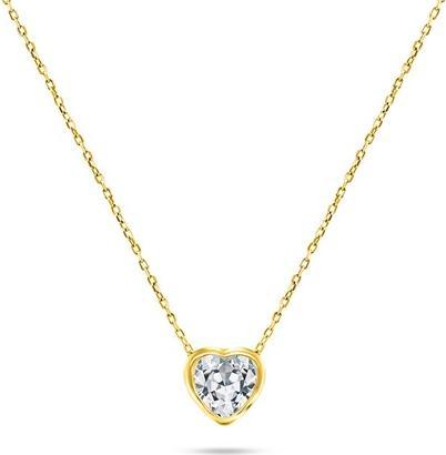 Immagine prodotto Brilio Argento - Collana con cuore scintillante placcato oro NCL69Y