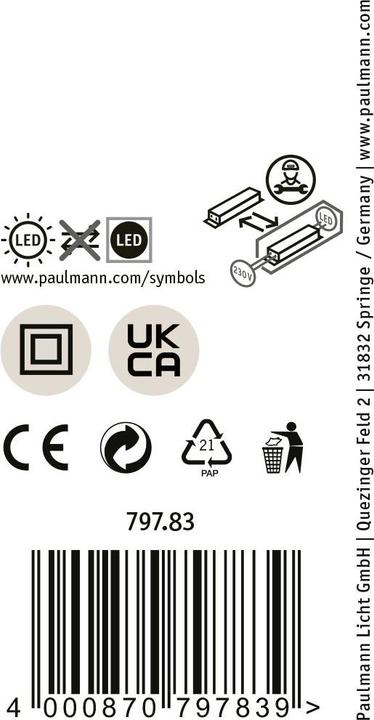 Produktbild Paulmann Puric Pane Zigbee (400 lm)