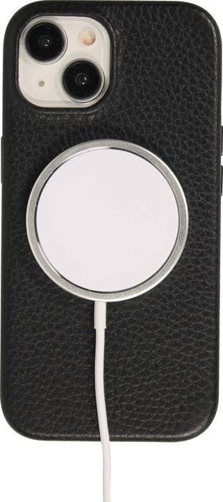 Produktbild PhoneLook Hülle Vollständig genarbtes Luxuskalbsleder mit Metallknöpfen und MagSafe (Apple iPhone 14)