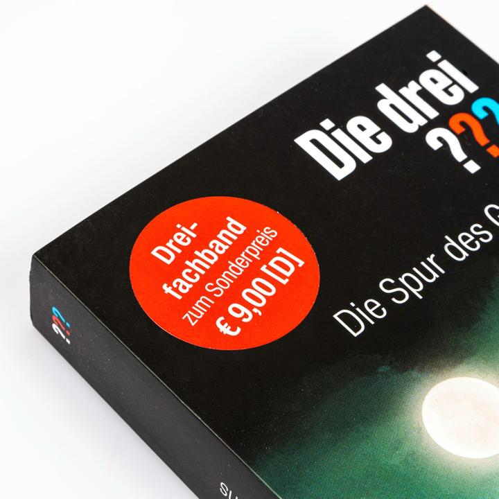 Productafbeelding Die drei???: Die Spur des Grauens. Dreifachband (Enthält die Bände: Im Haus des Henkers, Die Villa (Duits, André Minninger, Marco Sonnleitner, André Marx, 2024)