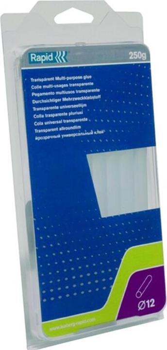 Actual product image Rapid Universal transparent glue sticks Ø12x190mm 14 pieces