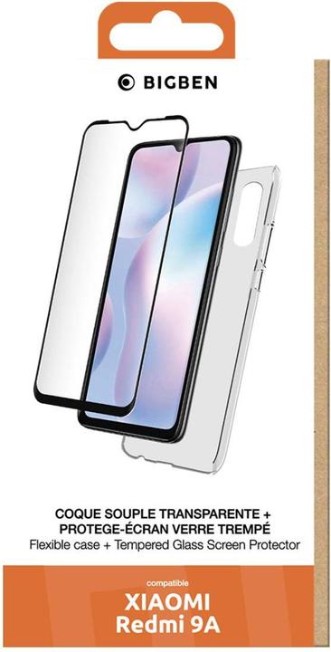 Produktbild Bigben Connected Xiaomi Redmi 9A Case Transparent+Scree (Xiaomi Redmi 9A)