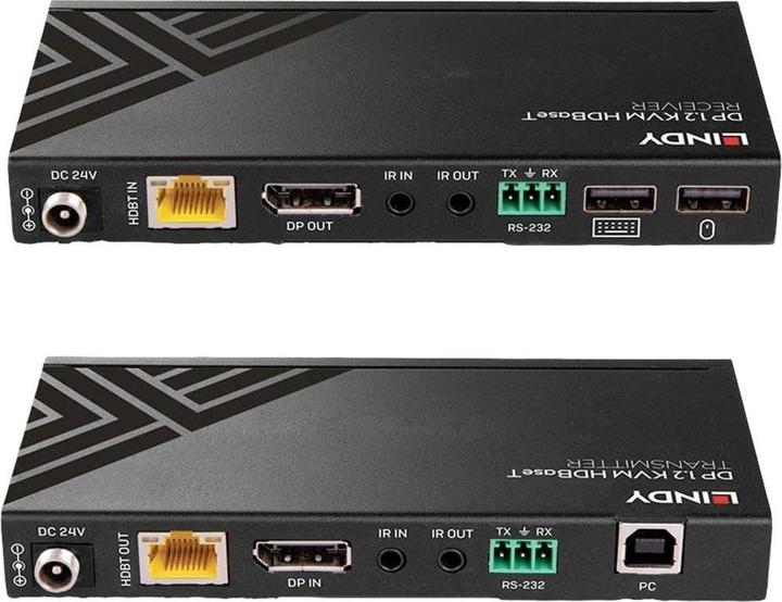 Immagine prodotto Lindy 150 m Cat.6 Displayport e USB KVM HDBaseT Ext IR/RS232