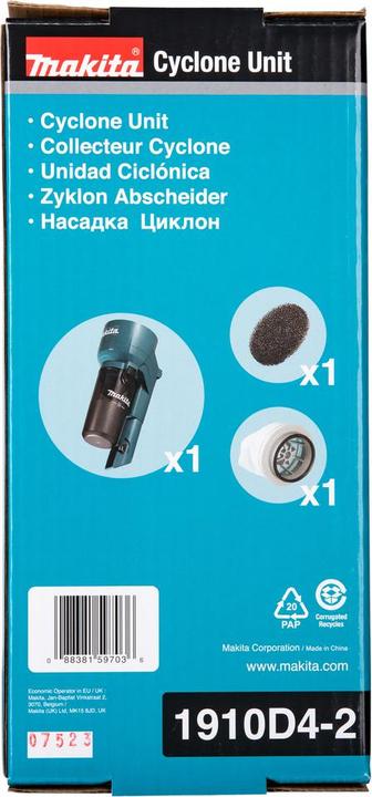 Image du produit Makita Unité de séparation cyclonique " 1910D4-2 " Kit de conversion