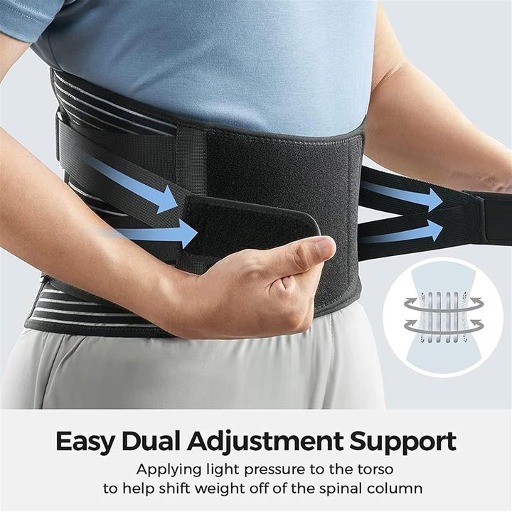 Actual product image Cbx Rückenstütze, Rückenbandage, Lendengürtel mit Stützeffekt, Grösse M (M)