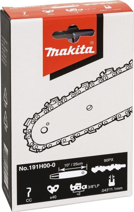 Actual product image Makita Saw chain 25cm 1,1mm 3/8 (Chainsaw, Saw chain)