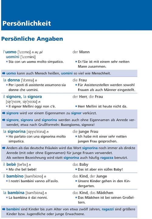 Actual product image Langenscheidt Grundwortschatz Italienisch (German, Italian, 2023)