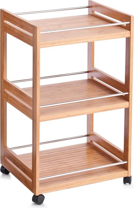 Actual product image Zeller Present Bamboo bath trolley (13 x 41 x 73 cm)