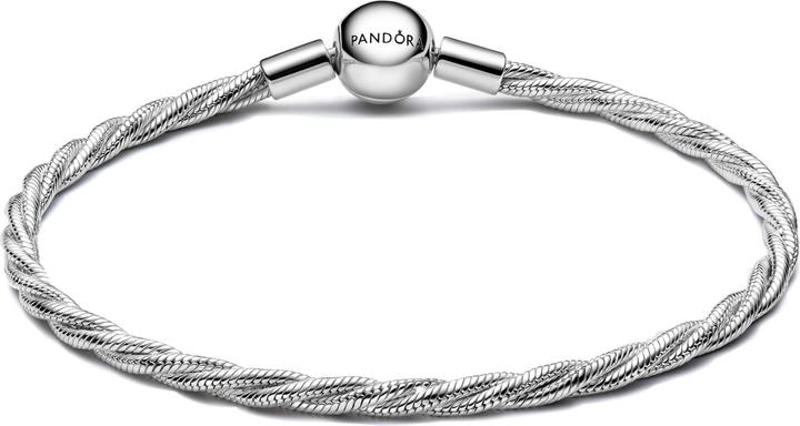 Produktbild Pandora Bracelet Chain Round Clasp Twistet Snake Chain (17 cm, Silber 925)