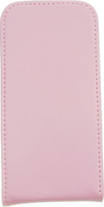 Actual product image OEM Slim leather Flip Case Galaxy S4 mini - Pink (Samsung Galaxy S4 Mini I9195, Samsung Galaxy S4 Zoom)