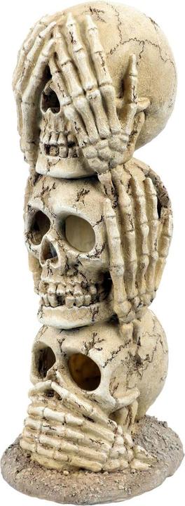 Actual product image EBI Aqua Della Hear, See and Speak/No Evil Skulls (Cave, other items)
