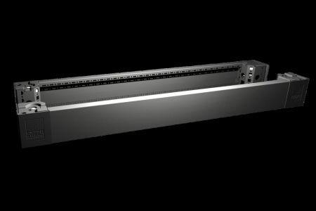 Actual product image Rittal 8620.005, VX plinth corner piece with cover, front/rear, H: 100 mm, for W: 1000 mm