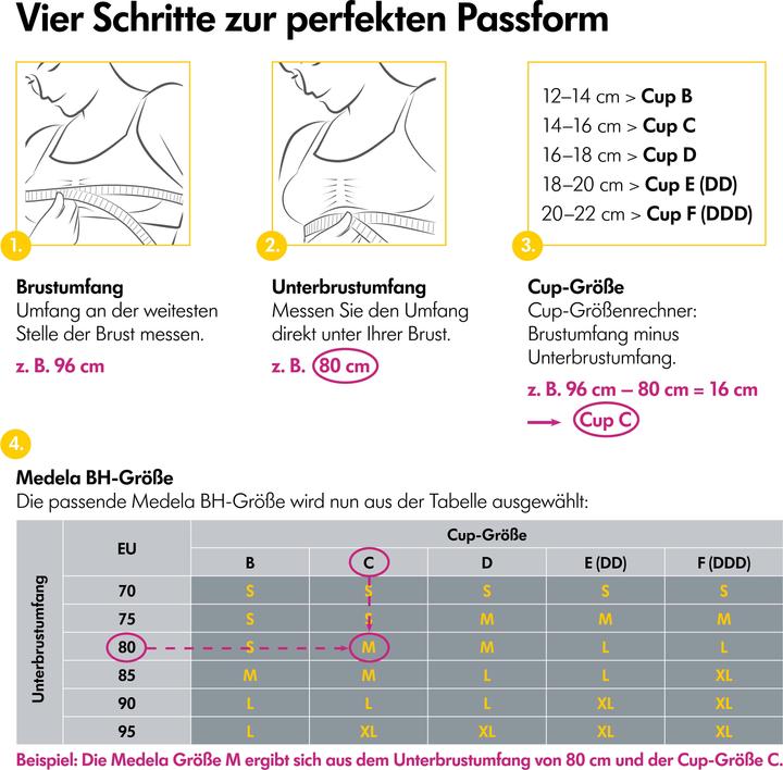 Immagine prodotto Medela Reggiseno a pompa senza mani, nero, M (Easy Expression 2.0) (M)