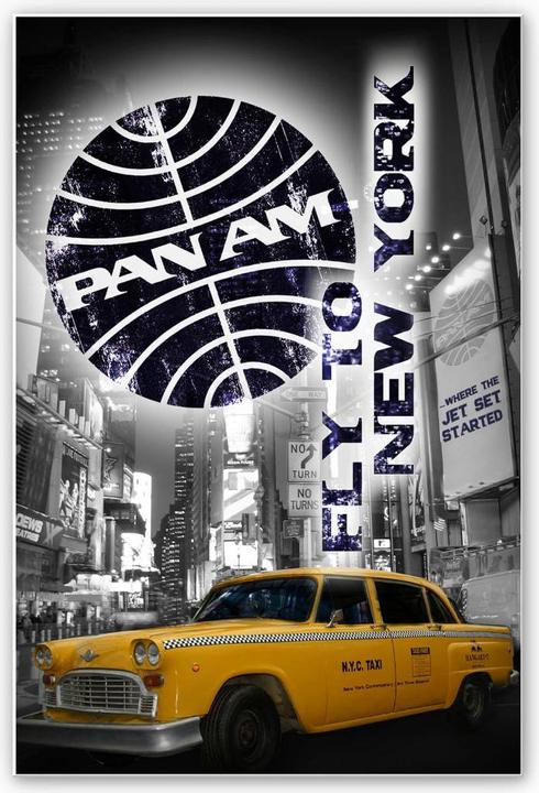 Immagine prodotto taxi giallo di New York (40 x 60 cm)