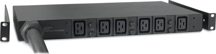 Productafbeelding APC Rack PDU Basic 1U 32A 22kW 400V (6)C19 Snoerlengte (2,5 meter) IEC309