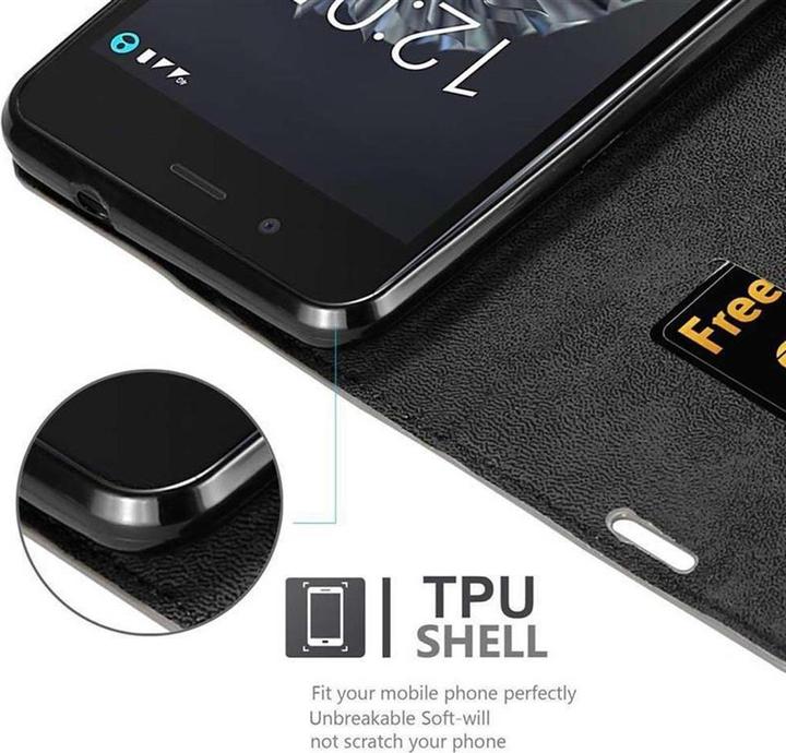 Produktbild Cadorabo Book Invisible Magnet Cover (BQ Aquaris X5)
