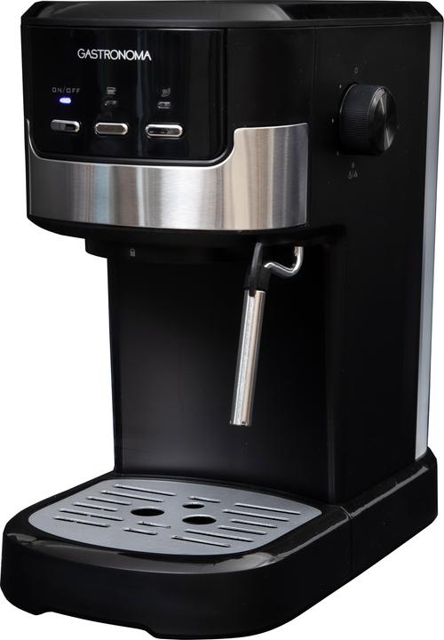 Actual product image Gastronoma piston machine - Espresso coffee machine with ground beans and milk frother - 18110002 -