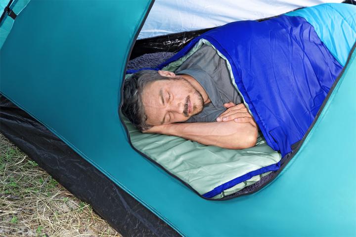 Productafbeelding Bestway 2-in-1 slaapzak Wanderlite™ met geïntegreerd, opblaasbaar slaapmatje 203 x 75 x 9 cm (198 cm)