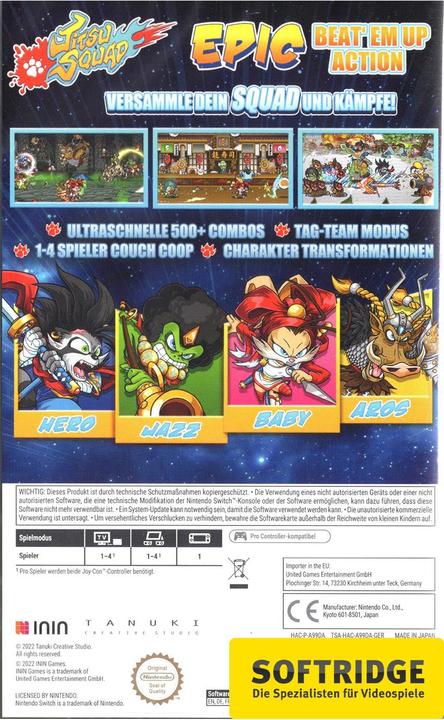 Actual product image ININ Games Jitsu Squad (Switch, Switch Lite, Switch OLED, DE)